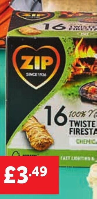 Lidl Twisted Firestarters 16 pack offer