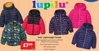 Lidl Kids' Lightweight Jacket offer