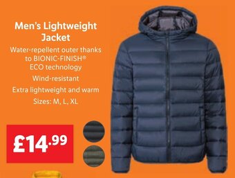 Lidl Men's Lightweight Jacket offer