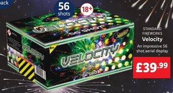 Lidl STANDARD FIREWORKS Velocity offer