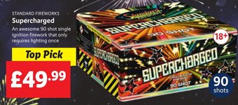 Lidl STANDARD FIREWORKS Supercharged offer
