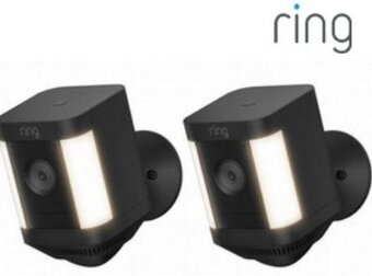 Costco Ring Battery Spotlight Cam Plus in Black 2 Pack offer