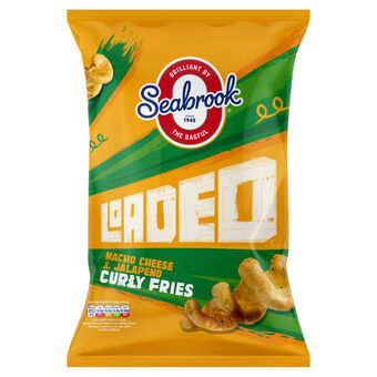 Asda Seabrook loaded nacho cheese & jalapeno curly fries offer