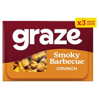 Sainsbury's Graze smoky barbecue snack packs 84g offer