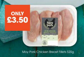 Centra Moy Park Chicken Breast Fillet 520g offer