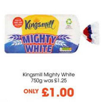 Kingsmill Mighty White 750g