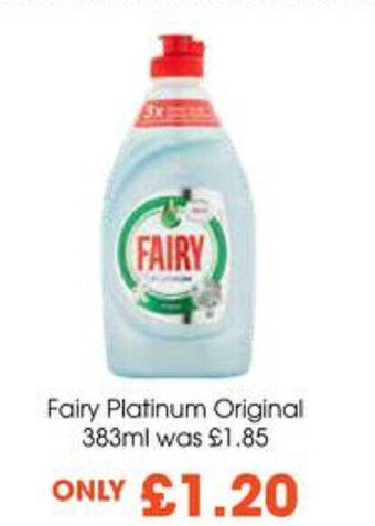 Centra Fairy Platinum Original 383ml offer