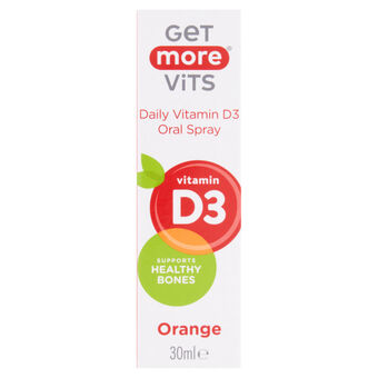 Asda Get more vits daily vitamin d3 oral spray orange 30ml offer