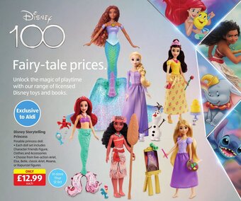 Aldi Disney Storytelling Princess offer