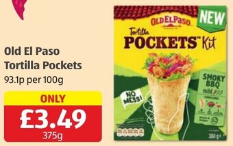 Aldi Old El Paso Tortilla Pockets offer