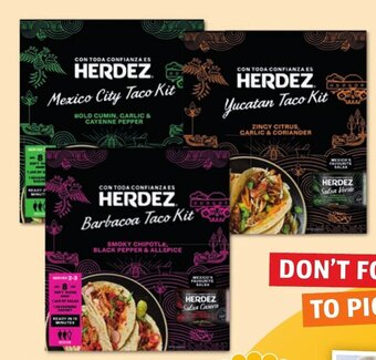 Aldi Herdez Meal Kit offer