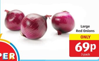Aldi Large Red Onions offer