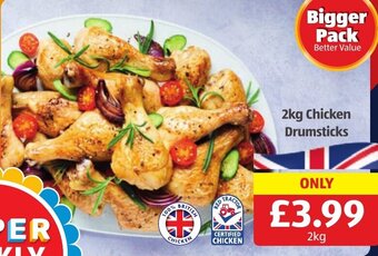 Aldi 2kg Chicken Drumsticks offer
