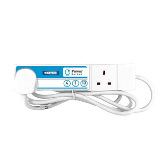 Asda Status 4 socket 1 metre extension lead 13 amp offer