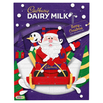 Asda Cadbury dairy milk chocolate advent calendar offer