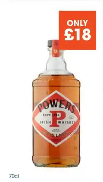 Centra Powers 70cl offer