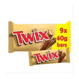 Morrisons Twix chocolate biscuit snack size twin bars multipack offer