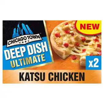 Morrisons Chicago town 2 deep dish ultimate katsu curry mini pizzas offer