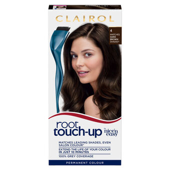 Asda Clairol root touch up 4 dark brown hair dye offer