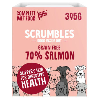 Asda Scrumbles 70% salmon complete wet food 395g offer