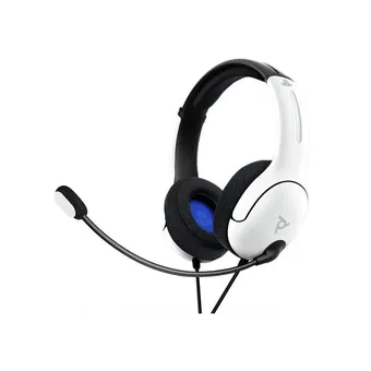 Asda Pdp licensed lvl40 stereo ps5, ps4 & pc headset - white offer