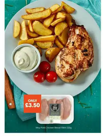 Centra Moy Pork Chicken Breast Fillet 520g offer