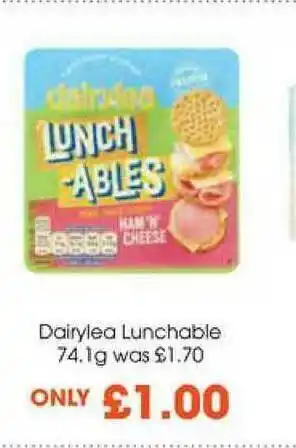 Centra Dairylea Lunchable 74.1g offer