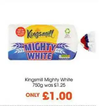 Centra Kingsmill Mighty White 750g offer