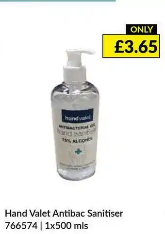 Musgrave MarketPlace Hand Valet Antibac Sanitiser offer
