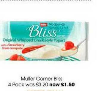 Centra Muller Corner Bliss 4 Pack offer