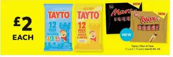 SuperValu Tayto - Mars & Twix offer