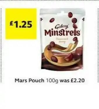 SuperValu Mars Pouch 100g offer