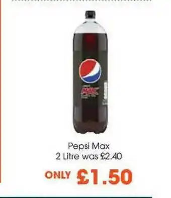 Centra Pepsi Max 2 Litre offer