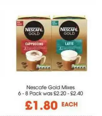 Centra Nescafe Gold Mixes 6 - 8 Pack offer
