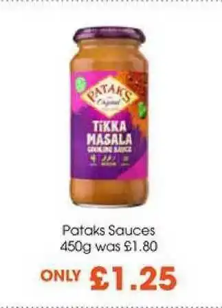 Centra Pataks Sauces 450g offer