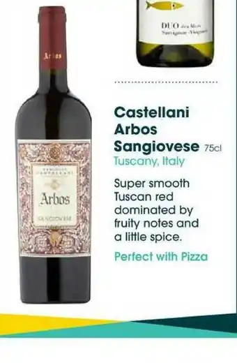 Centra Castellani Arbos Sangiovese Tuscany, Italy offer