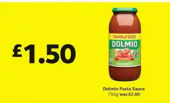 SuperValu Dolmio Pasta Sauce 750g offer