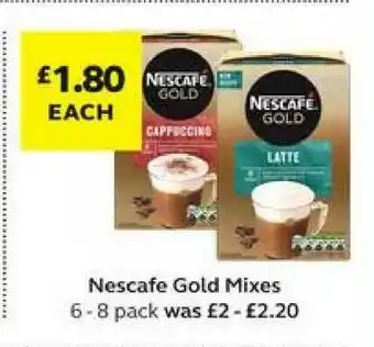 SuperValu Nescafe Gold Mixes 6 - 8 Pack offer