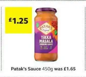 SuperValu Patak's Sauce 450g offer