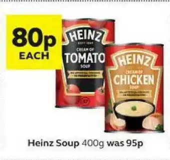 SuperValu Heinz Soup 400g offer