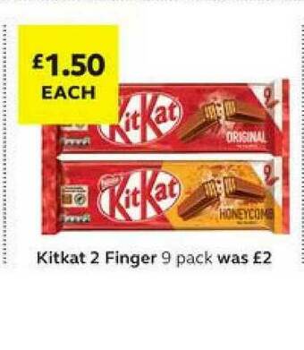 SuperValu KitKat 2 Finger 9 Pack offer
