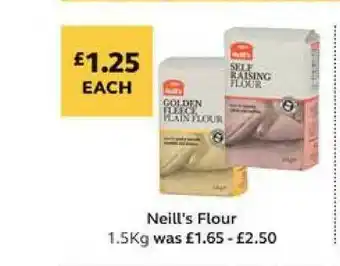 SuperValu Neill's Flour 1.5 Kg offer