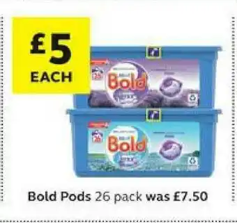 SuperValu Bold Pods 26 Pack offer