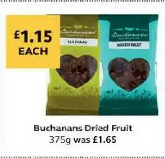 SuperValu Buchanans Dried Fruit 375g offer