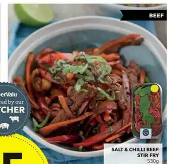 SuperValu Salt & Chilli Beef Stir Fry offer