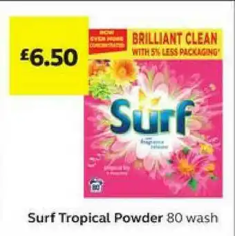 SuperValu Surf Tropical Powder 80 Wash offer