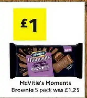 SuperValu McVitie's Moments Brownie 5 Pack offer
