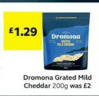 SuperValu Dromona Grated Mild Cheddar 200g offer