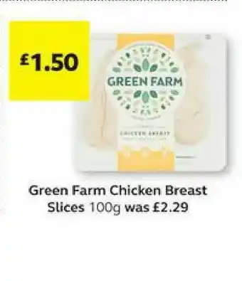 SuperValu Green Farm Chicken Breast Slices 100g offer