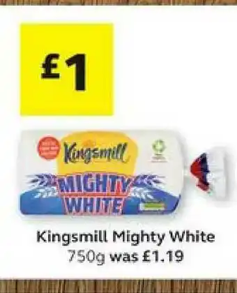 SuperValu Kingsmill Mighty White 750g offer